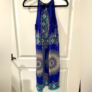 Halter dress deep blue/indigo size small